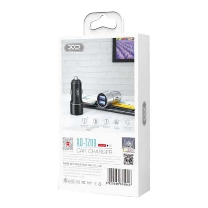 Зарядное устройство XO 1xUSB + cable USB to Micro 5P TZ09 black (6920680873487) изображение 3