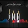 Кабель мультимедийный 3.5mm M to 2xRCA M 5.0m AV116 black Ugreen (10591) изображение 5 Кабель мультимедийный 3.5mm M to 2xRCA M 5.0m AV116 black Ugreen (10591) изображение 5