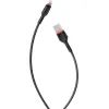 Дата кабель USB 2.0 AM to Lightning 1.0m 2.4A NB-P171 black XO (6920680873647)
