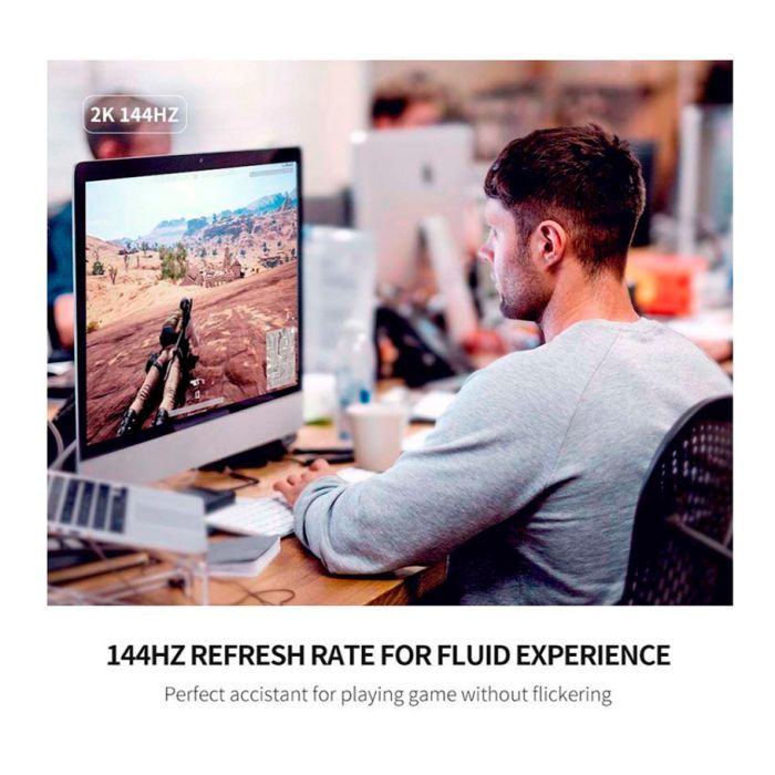 Кабель мультимедийный miniDisplayPort M to DisplayPort M 1.5m MD105 black Ugreen (10477) изображение 4