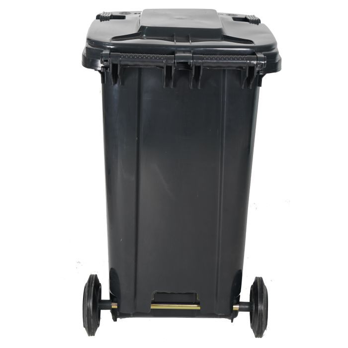 Контейнер для мусора Домівка 120L-B Темно-серый 120 л (000033129) изображение 3