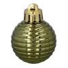 Елочная игрушка Chomik пластикові кульки компл. 24 шт, 3см, оливкові (5900779877153_2) изображение 2