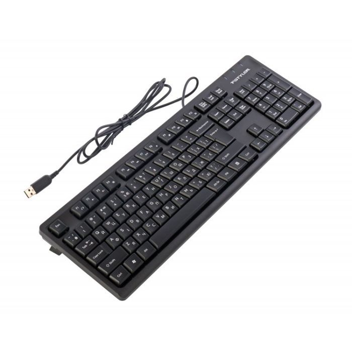 Клавиатура A4Tech FKS12 USB UA Black (4711421003155) изображение 4