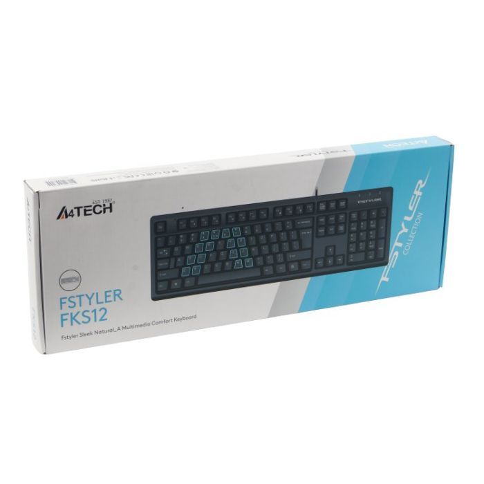 Клавиатура A4Tech FKS12 USB UA Black (4711421003155) изображение 7