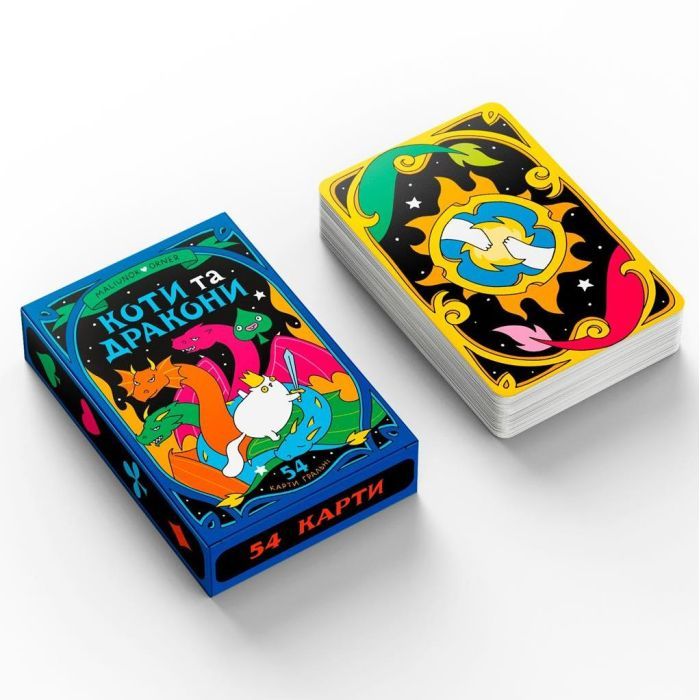 Гральні карти Orner Maliunok. Коти та Дракони (orner-2870) зображення 6