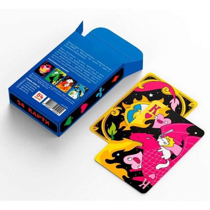 Гральні карти Orner Maliunok. Коти та Дракони (orner-2870) зображення 7