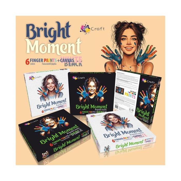 Набор для творчества ArtCraft Яскрава мить чорне полотно (5030-AC) изображение 2