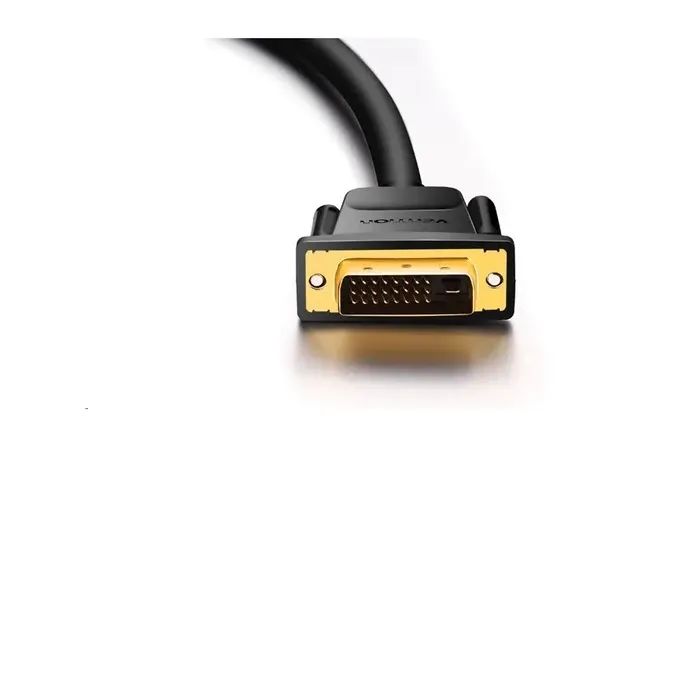 Кабель мультимедийный HDMI M to DVI M 1.0m black Vention (ABFBF) изображение 2