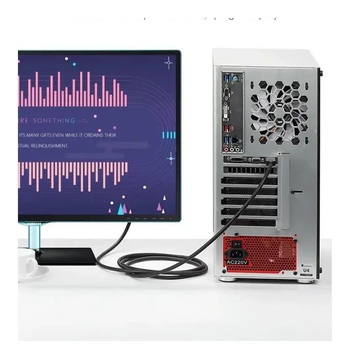 Кабель мультимедийный HDMI M to DVI M 1.0m black Vention (ABFBF) изображение 4