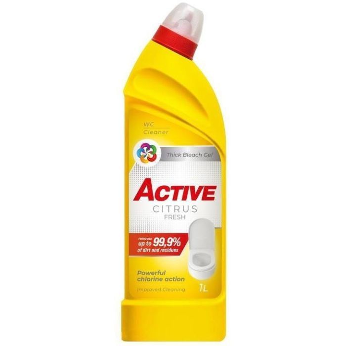 Средство для чистки унитаза Active PR Citrus Fresh С хлором 1 л (4820196012719)