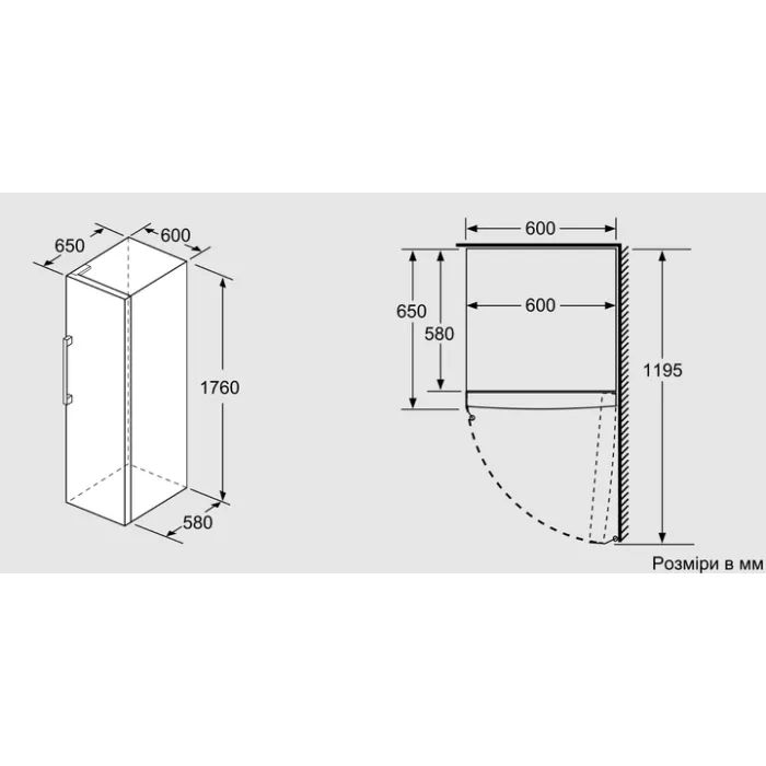 Морозильная камера Bosch GSN33VWE0N изображение 5