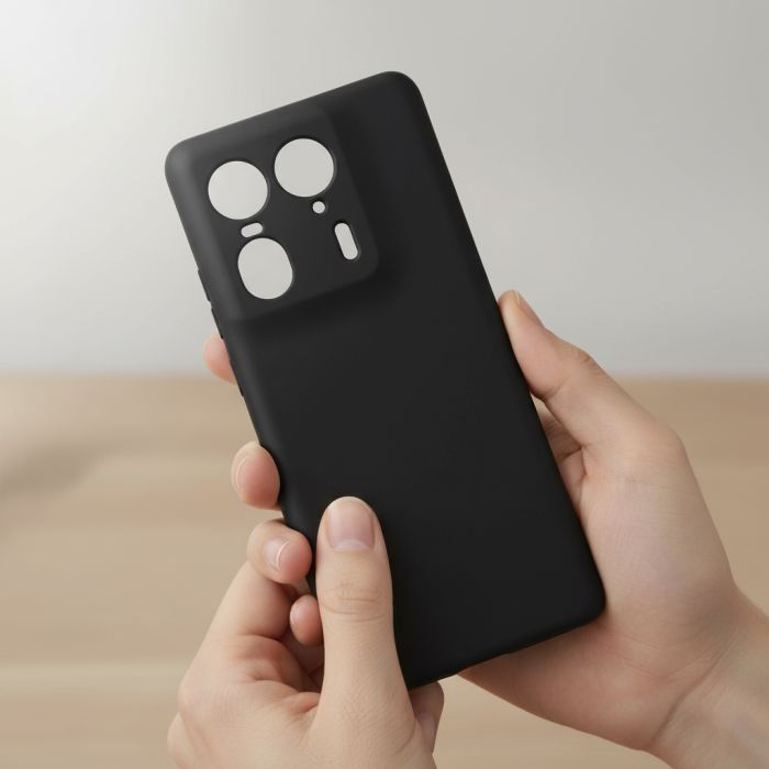 Чохол до мобільного телефона BeCover Silicone Motorola Edge 50 Ultra Black (714689) зображення 5