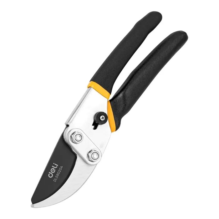 Секатор Deli садовий універсальний, тефлонове покриття лез 8" 200 мм (DL580204)