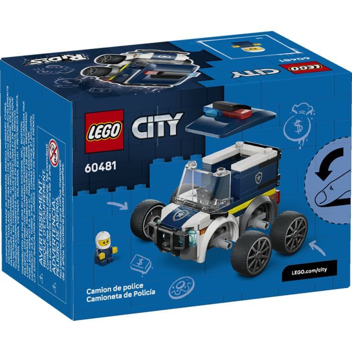 Конструктор LEGO City Автомобили — Полицейский грузовик (60481) изображение 6