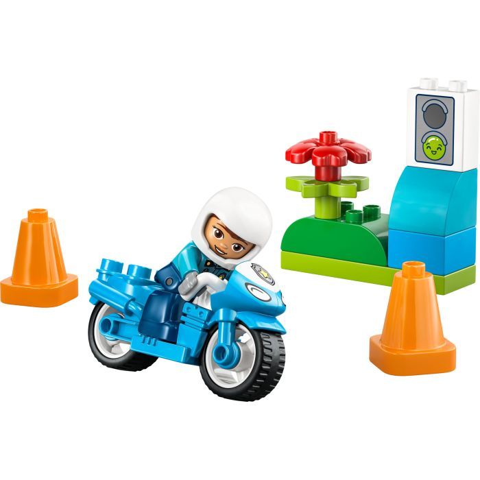 Конструктор LEGO DUPLO Town Синий полицейский мотоцикл (10471) изображение 2