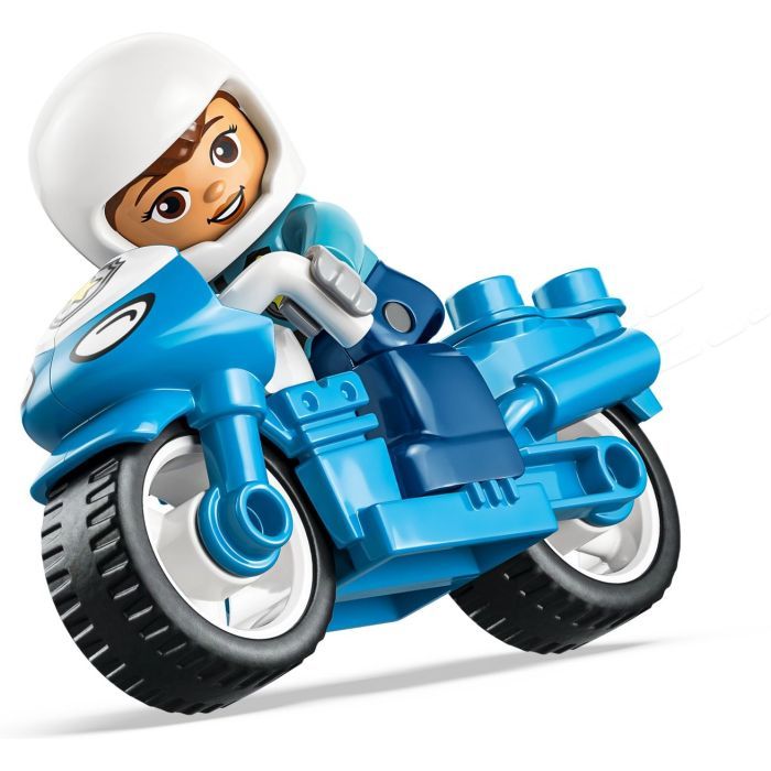 Конструктор LEGO DUPLO Town Синий полицейский мотоцикл (10471) изображение 4