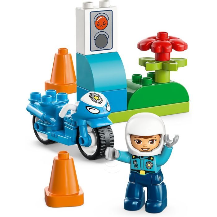 Конструктор LEGO DUPLO Town Синий полицейский мотоцикл (10471) изображение 5