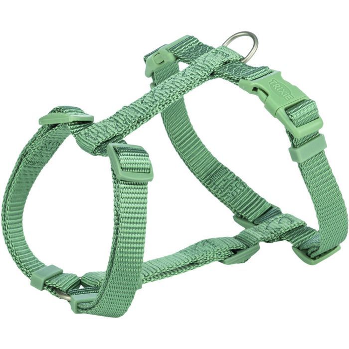 Шлей для собак Trixie Premium H-harness M–L 52–75 см 20 мм светло-зеленая (4053032673076)