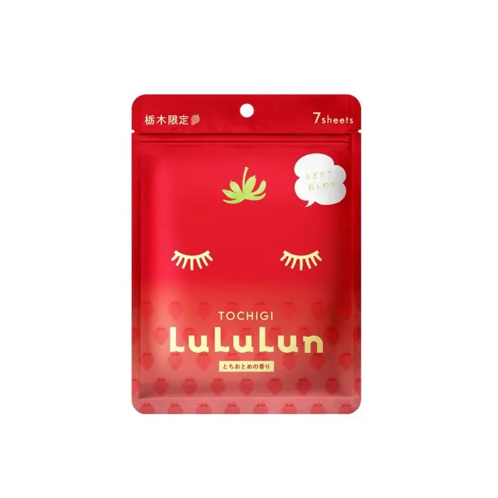 Маска для лица Lululun Tochigi Strawberry Sheet Mask 7 шт (4582305065893)