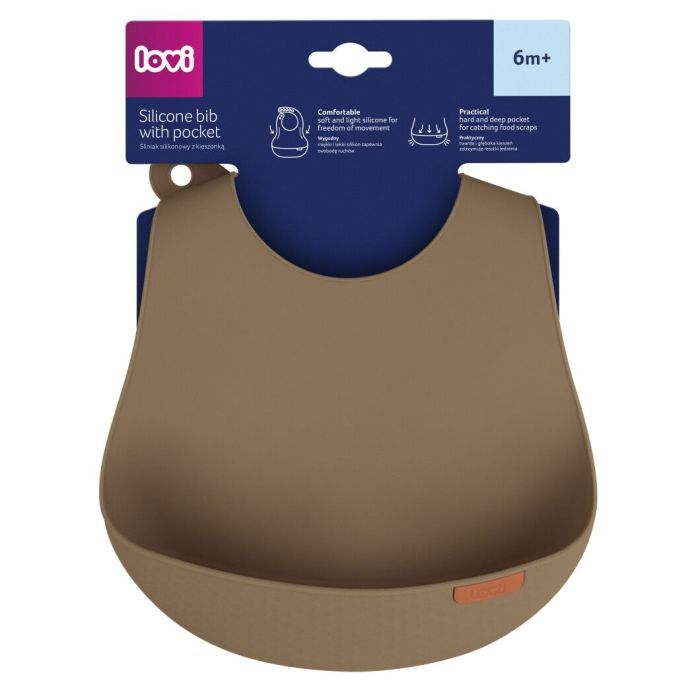 Нагрудничок Lovi Pistachio силіконовий, зелений (51/031_gre) зображення 3