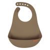 Нагрудничок Lovi Granola силіконовий, коричневий (51/031_bro)