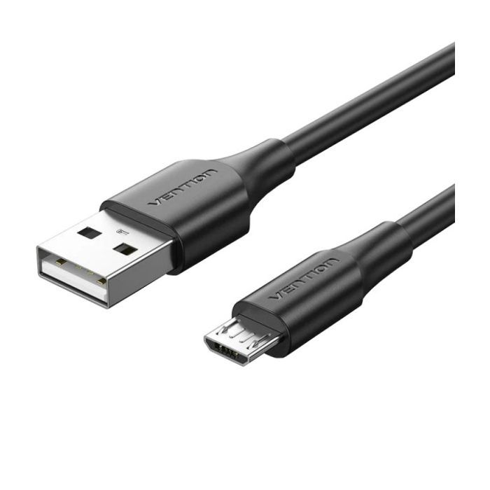 Дата кабель USB 2.0 AM to Micro 5P 1.0m black VENTION (CTIBF)