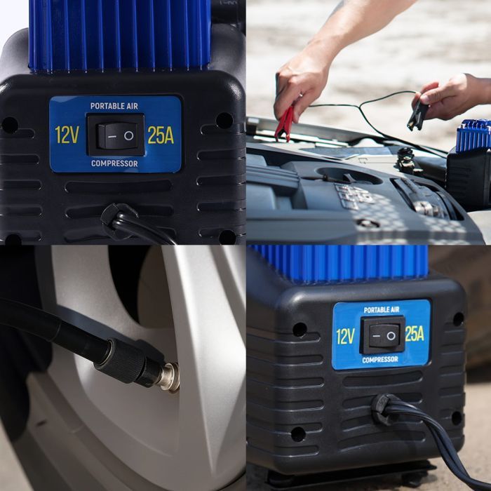 Автомобільний компресор VITOL K-72 150psi/25Amp /90л (K-72) зображення 8