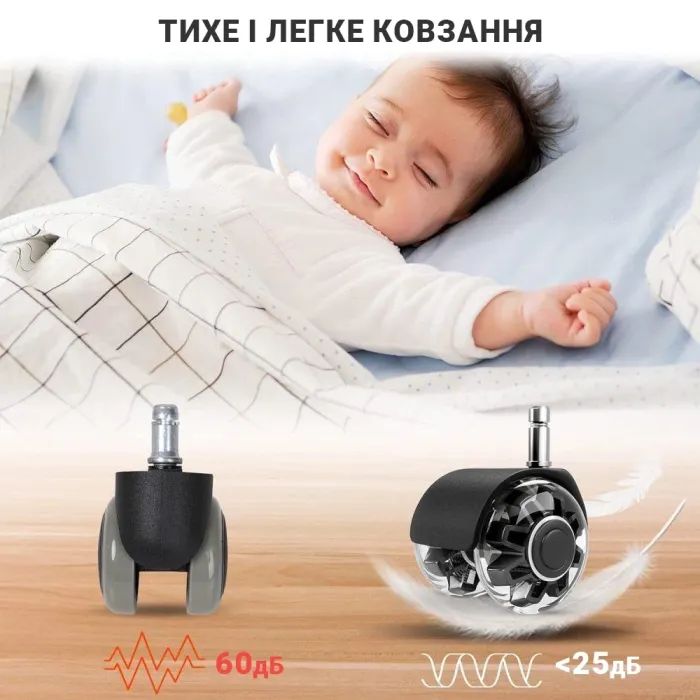 Ролик для кресла Аклас FI 11 D-50 декор, Прозрачный (00166283) изображение 11