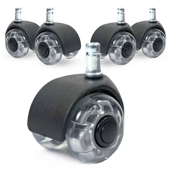 Ролик для кресла Аклас FI 11 D-50 декор, Прозрачный (00166283) изображение 6