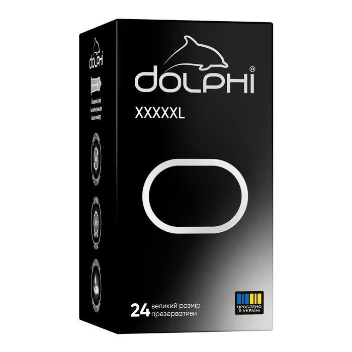 Презервативы Dolphi XXXXXL 12 шт. (4820144771095)