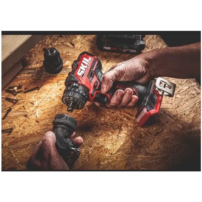 Шуруповерт Skil 3076 CA Li-Ion 20V, безщітковий ударний (Без АКБ та ЗП) (CD1E3076CA) зображення 5