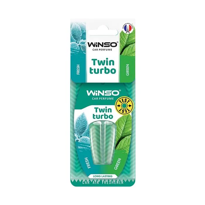 Ароматизатор для автомобіля WINSO Twin Turbo - Fresh & Green (538750)