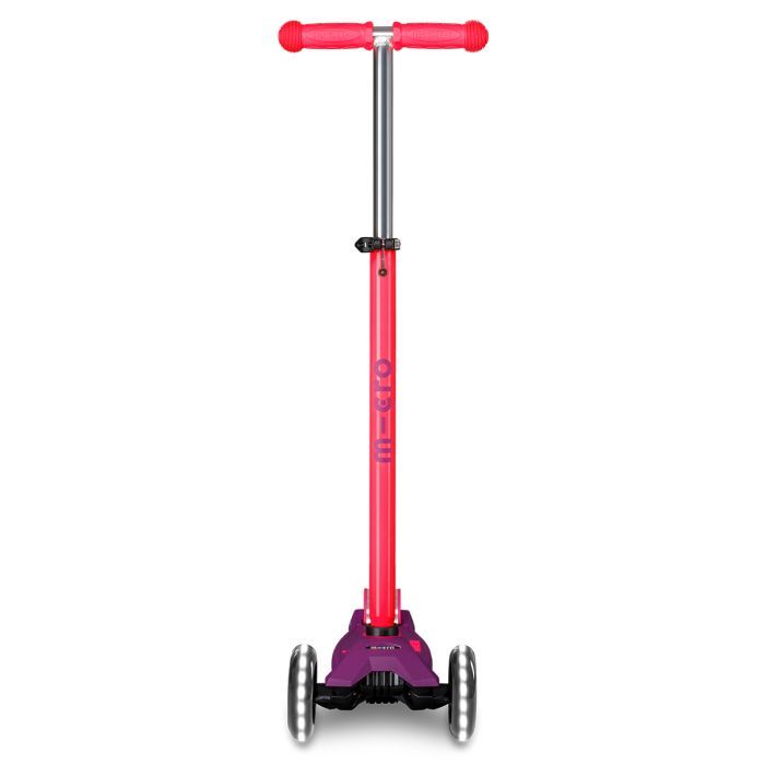Самокат Micro Maxi Deluxe Neon LED" Ультра рожевий" (MMD233) изображение 4