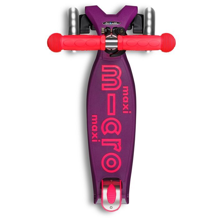 Самокат Micro Maxi Deluxe Neon LED" Ультра рожевий" (MMD233) изображение 5