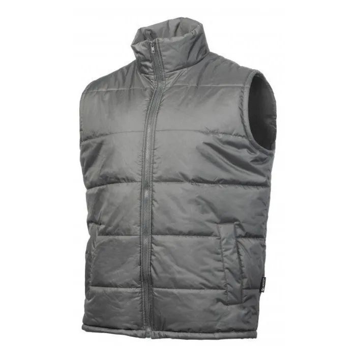 Жилет робочий Hoegert LEMGO HT5K922-2XL утеплений 100% поліестер темно-сірий, 2XL (56) (HT5K922-2XL)