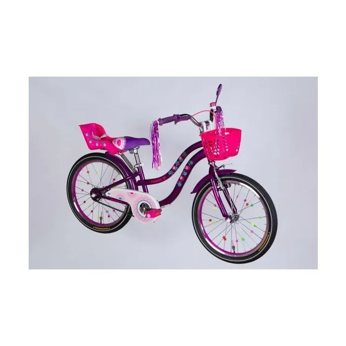 Велосипед Formula 20" Kid FLOWER PREMIUM BH рама-10" ST 2026 фіолетовий (OPS-FRK-20-245) изображение 3