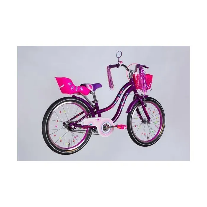 Велосипед Formula 20" Kid FLOWER PREMIUM BH рама-10" ST 2026 фіолетовий (OPS-FRK-20-245) изображение 4