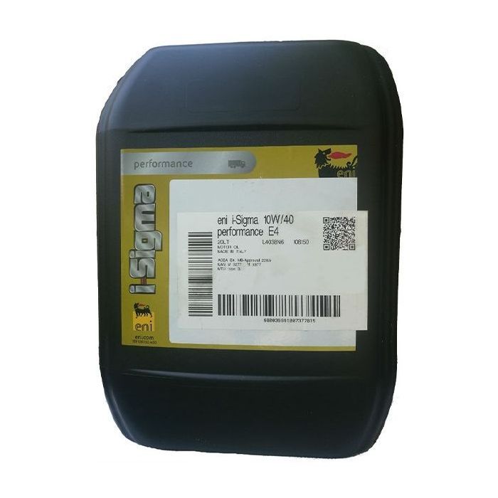 Моторное масло Eni i-Sigma perfomance E4 10w-40 20л (108150)