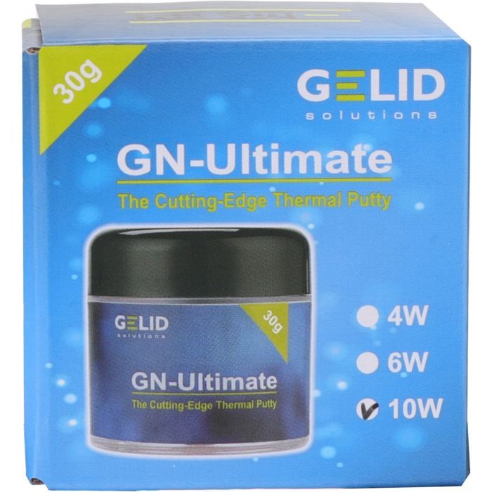 Термопаста Gelid Solutions GN-Ultimate 10W Thermal Putty 30g (TN-GN10-01) изображение 4
