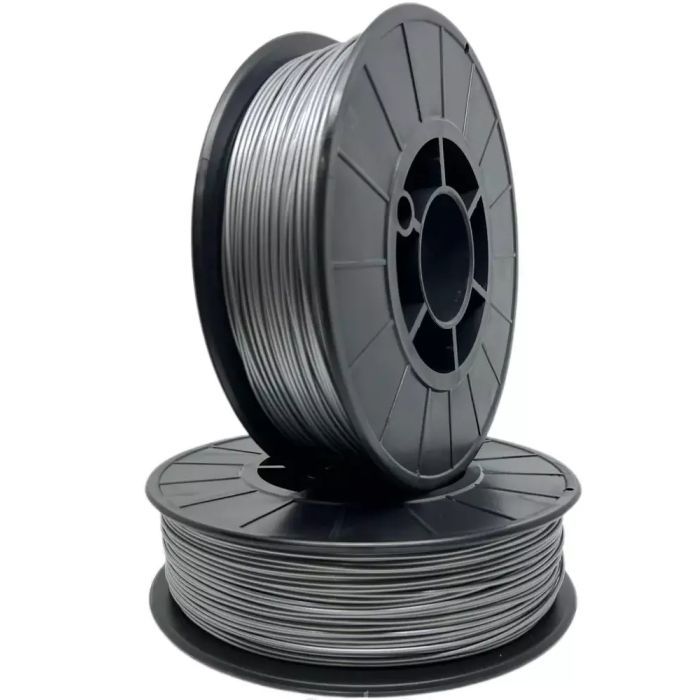 Пластик для 3D-принтера 3Dfilament PetG 1.75 мм, 0,75 кг Grey Metallic (2100000015436)