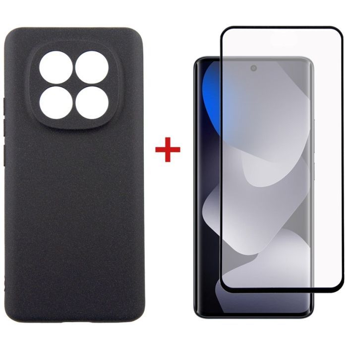 Чехол для мобильного телефона Dengos Carbon + glass Xiaomi Redmi Note 15 Black (DG-KM-185)