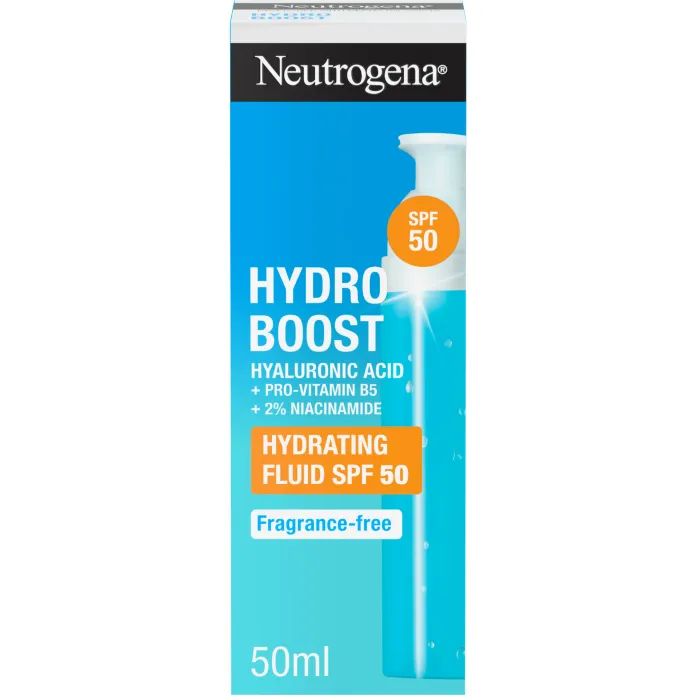 Флюїд для обличчя Neutrogena Hydro Boost SPF 50 Зволожувальний 50 мл (3574661774664) зображення 2