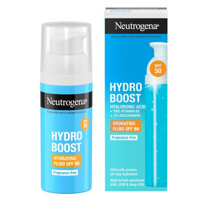 Флюїд для обличчя Neutrogena Hydro Boost SPF 50 Зволожувальний 50 мл (3574661774664) зображення 3