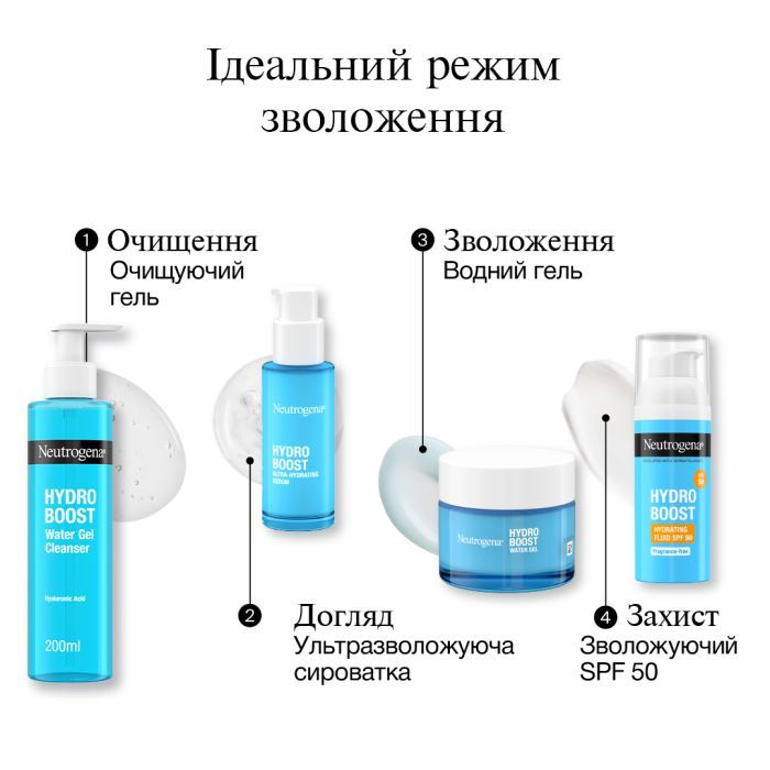 Флюїд для обличчя Neutrogena Hydro Boost SPF 50 Зволожувальний 50 мл (3574661774664) зображення 8