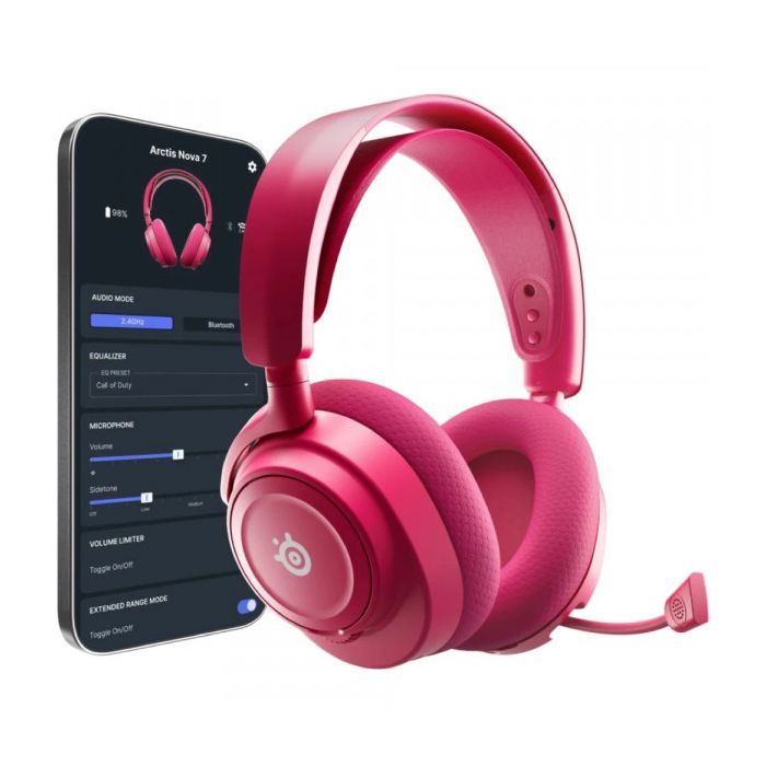 Наушники SteelSeries Arctis Nova 7X Gen 2 Wireless Magenta (61760) изображение 6