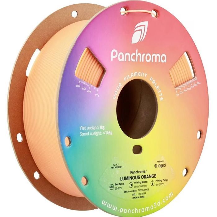 Пластик для 3D-принтера Polymaker PLA PANCHROMA LUMINOUS 1,75mm 1kg YELLOW (CA02035)