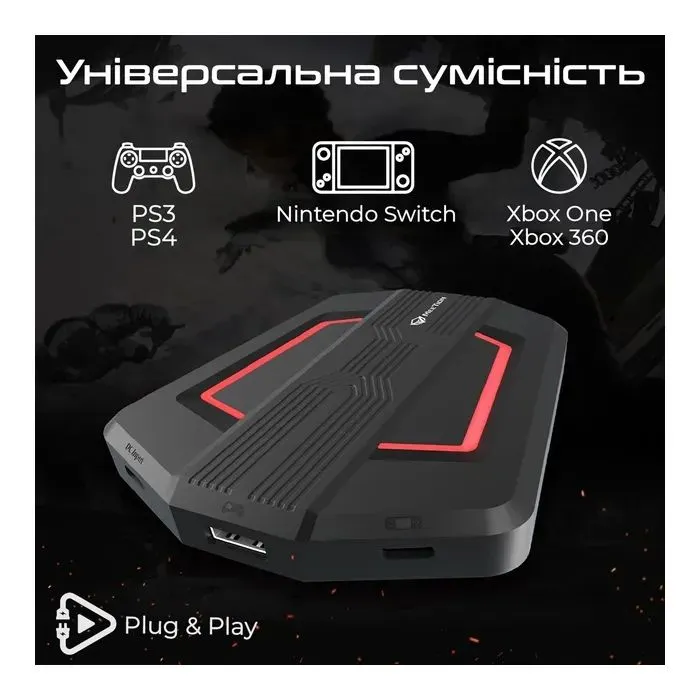 Концентратор Meetion USB-C 6-in-1 3xUSB + 2xUSB-C + 3.5mm black (MT-AP015-A) зображення 3