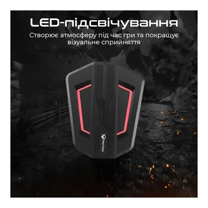 Концентратор Meetion USB-C 6-in-1 3xUSB + 2xUSB-C + 3.5mm black (MT-AP015-A) зображення 4
