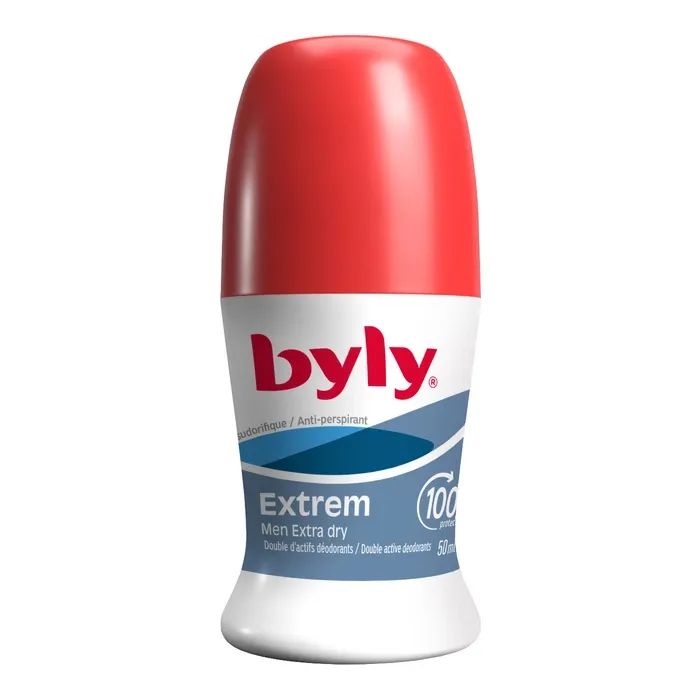 Антиперспірант Byly Men Кульковий для чоловіків Захист 100 годин з подвійними мікрочастинками 50 мл (8411104048867)