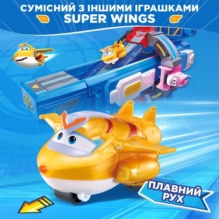 Фигурка Super Wings трансформер Transform-a-Bots Золотой Мальчик (Golden Boy) (EU780031) изображение 8